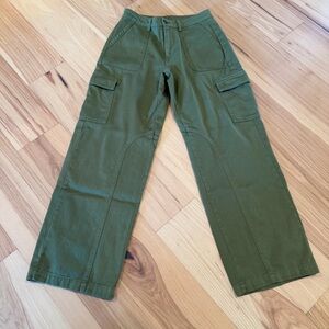 PINK Victoria’s Secret Cargo Pants Khaki Green
